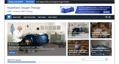 Desktop Screenshot of hbot-therapy.com