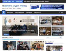 Tablet Screenshot of hbot-therapy.com